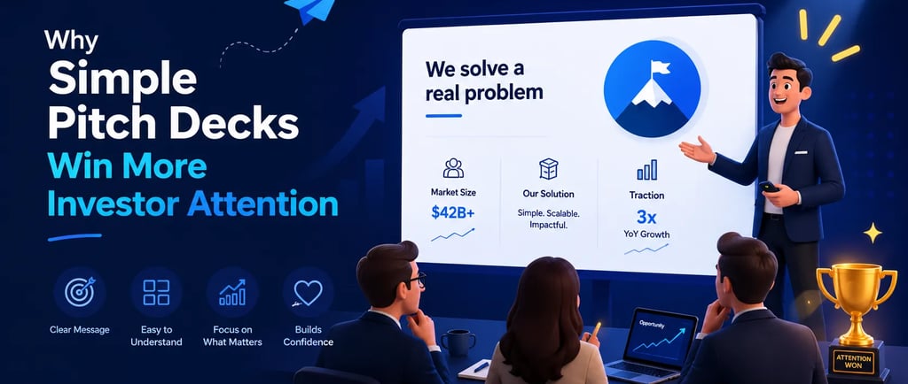 Why Simple Pitch Decks Win More Investor Attention