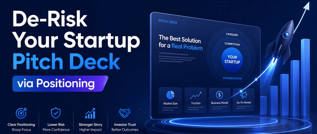 De-Risk Your Startup Pitch Deck via Positioning