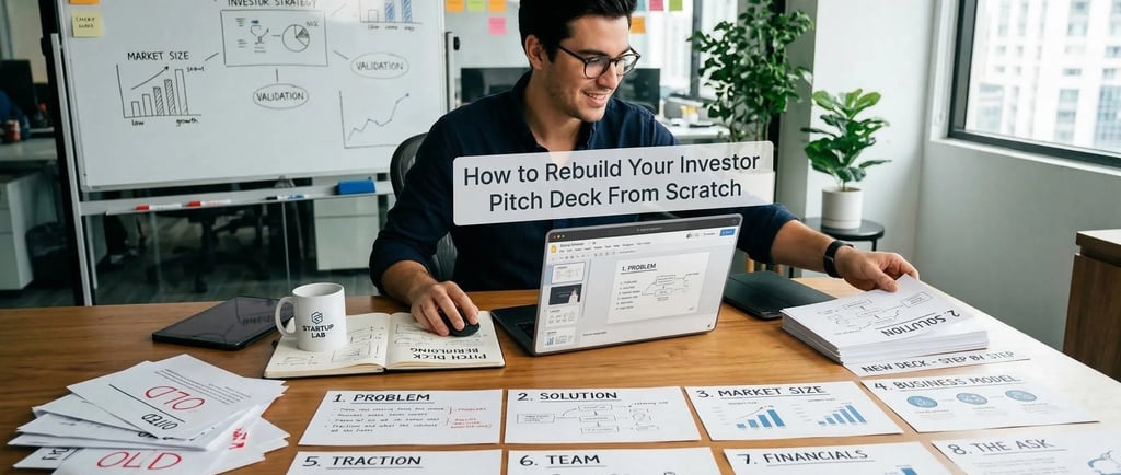 How to Rebuild Your Investor Pitch Deck From Scratch