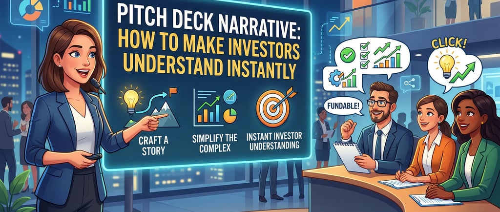 Pitch Deck Narrative: How to Make Investors Understand Instantly