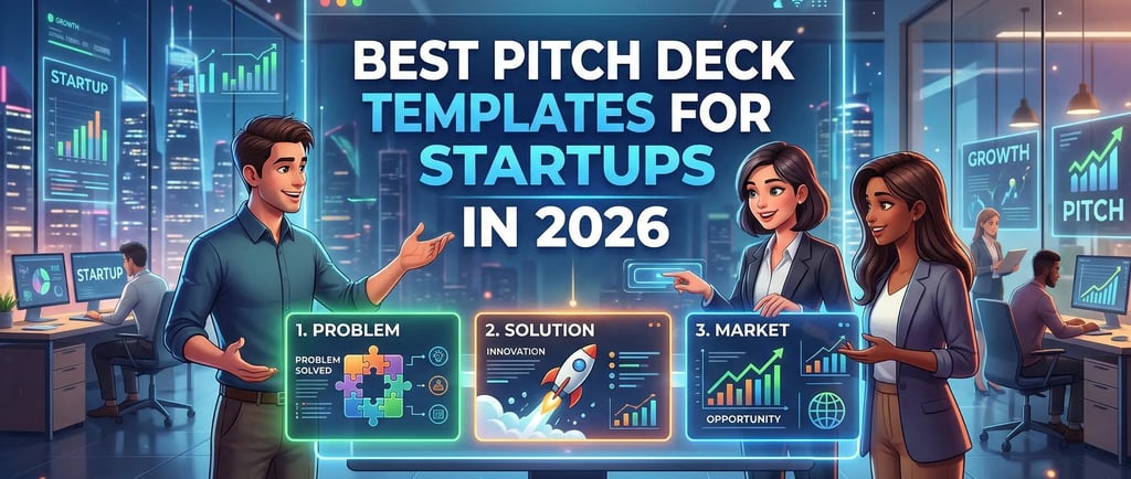 Best Pitch Deck Templates for Startups in 2026