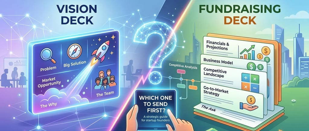 Vision Deck vs Fundraising Deck: Which One to Send First