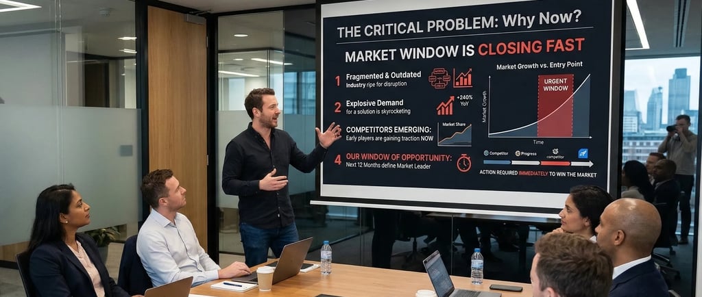 Pitch Deck Problem Slide: How to Build Urgency for VCs