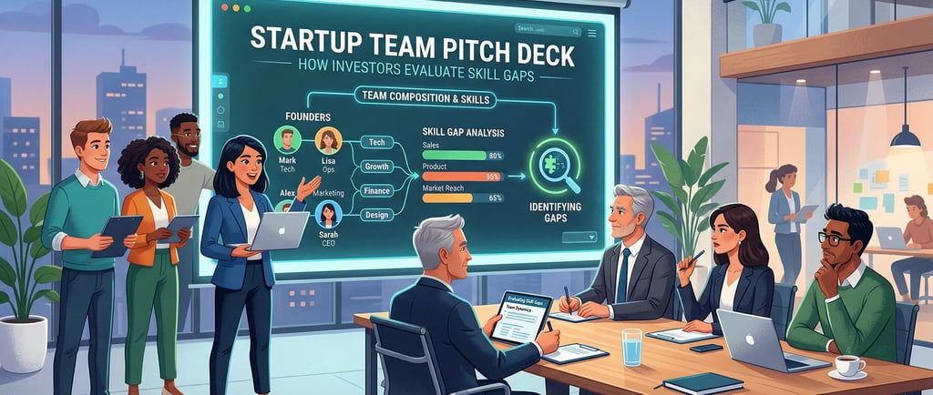 Startup Team Pitch Deck: How Investors Evaluate Skill Gaps