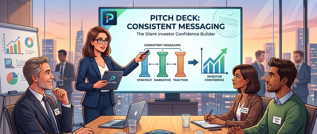 Pitch Deck Consistent Messaging: The Silent Investor Confidence Builder