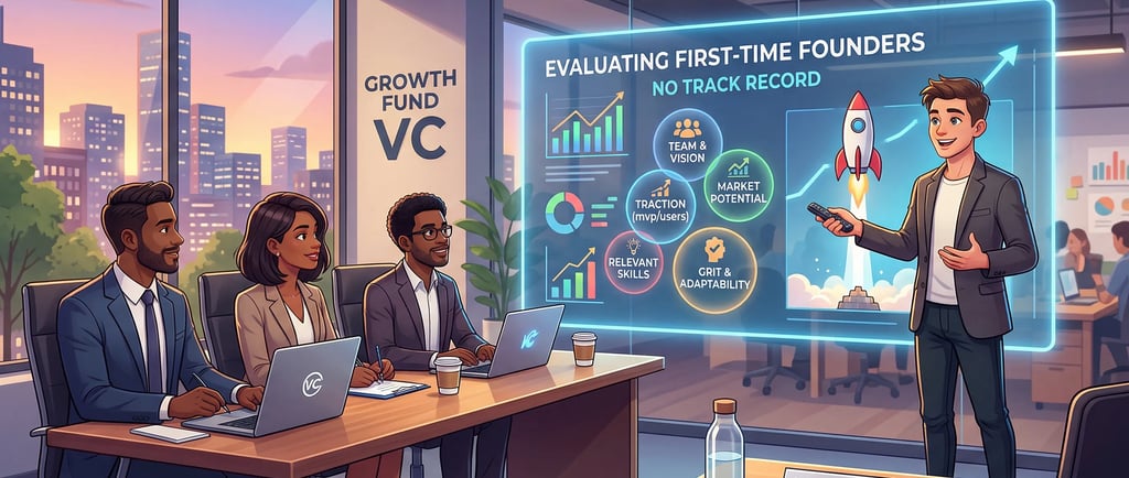 How VCs Evaluate First-Time Founders With No Track Record