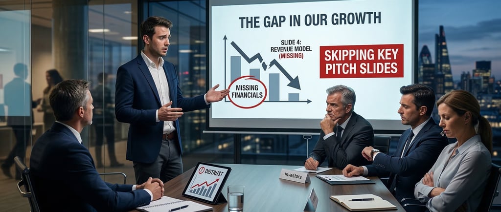 Skipping Key Pitch Deck Slides: How It Kills Investor Trust