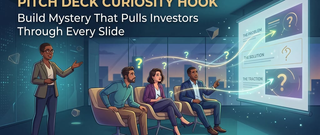 Pitch Deck Curiosity Hook: Build Mystery That Pulls Investors Through Every Slide