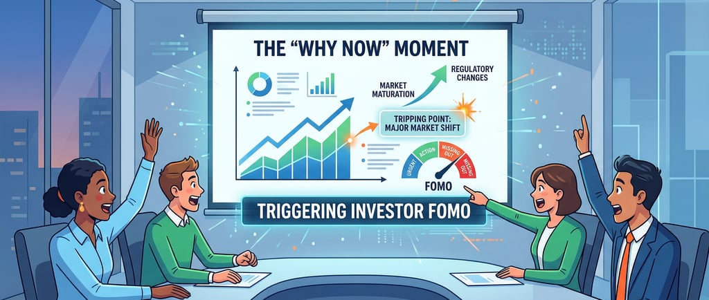 Why Now Pitch Deck Framework: The Slide That Triggers Investor FOMO