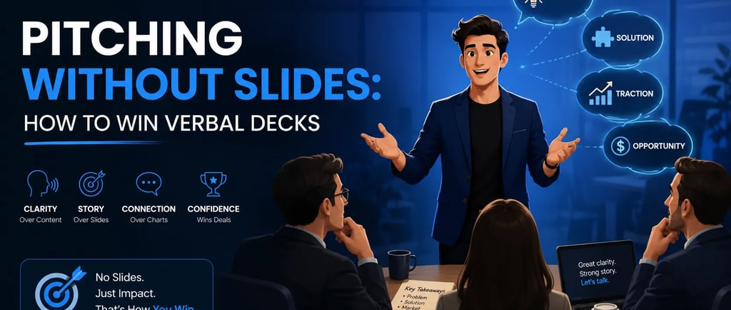 Pitching Without Slides How to Win Verbal Decks