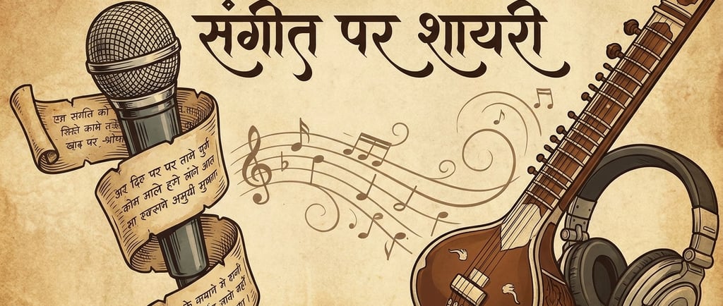 Shayari on Music in Hindi