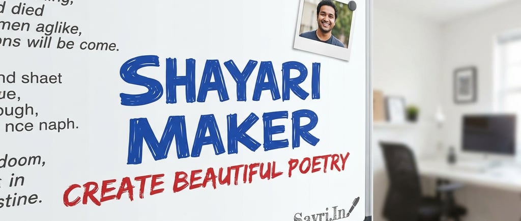 Shayari Maker