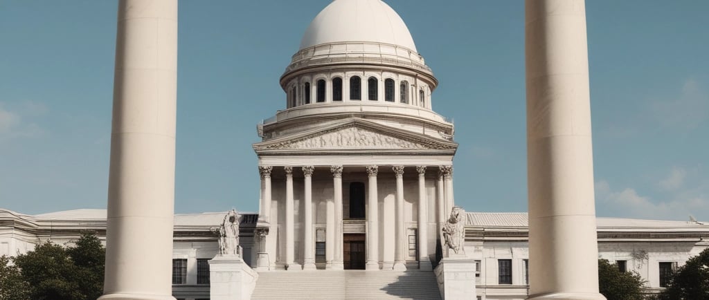 photo of white staircase
