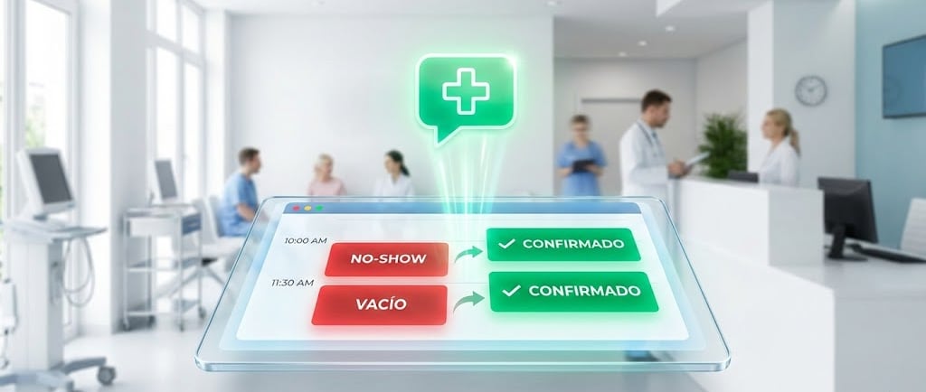 Huecos en la agenda médica por pacientes que no acuden a su cita