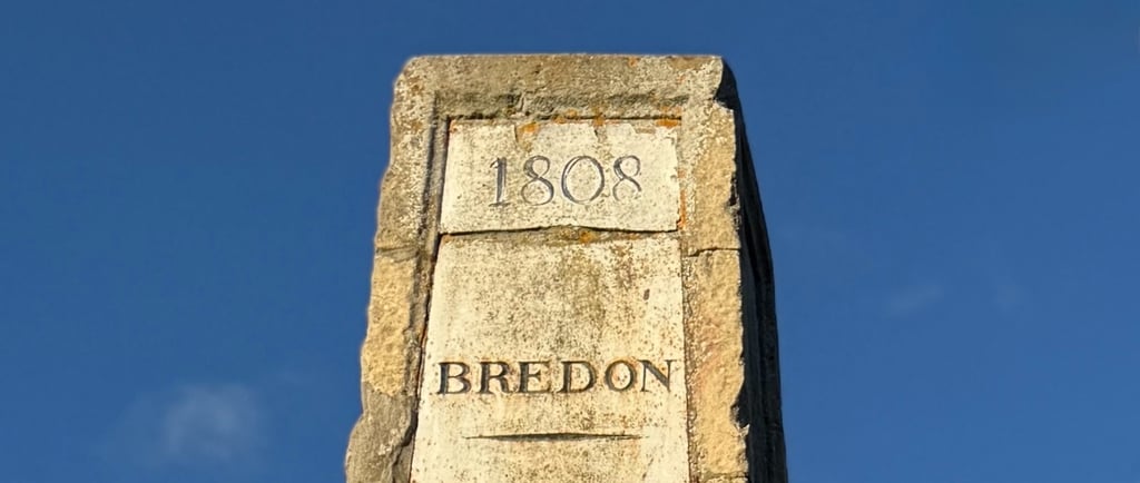 The top of Bredon Obelisk, 1808