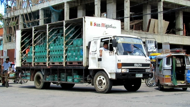 San Miguel Beer Truck Philippines