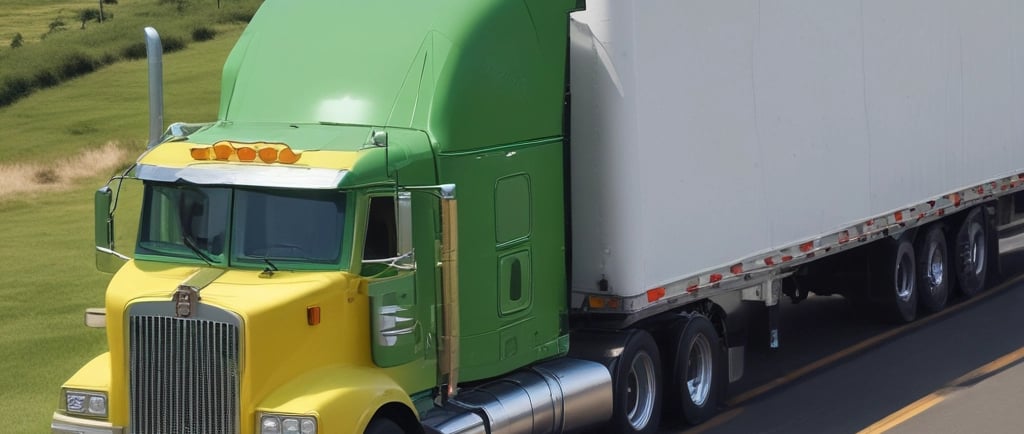 A cargo ship loaded with colorful shipping containers sailing under a clear blue sky.