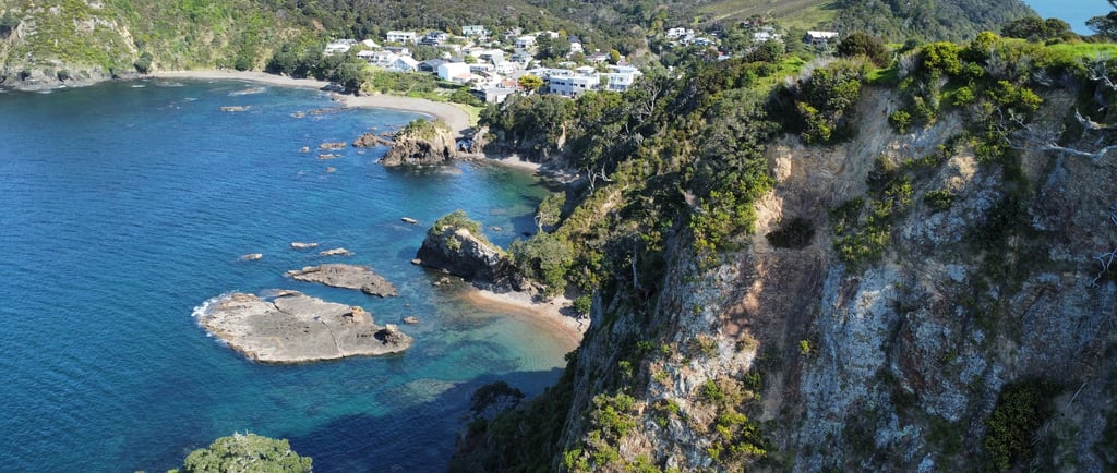 Russell Nueva Zelanda visto desde Tepaka view point