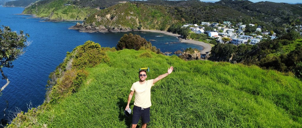 vistas de bay of islands nueva zelanda desde Russell