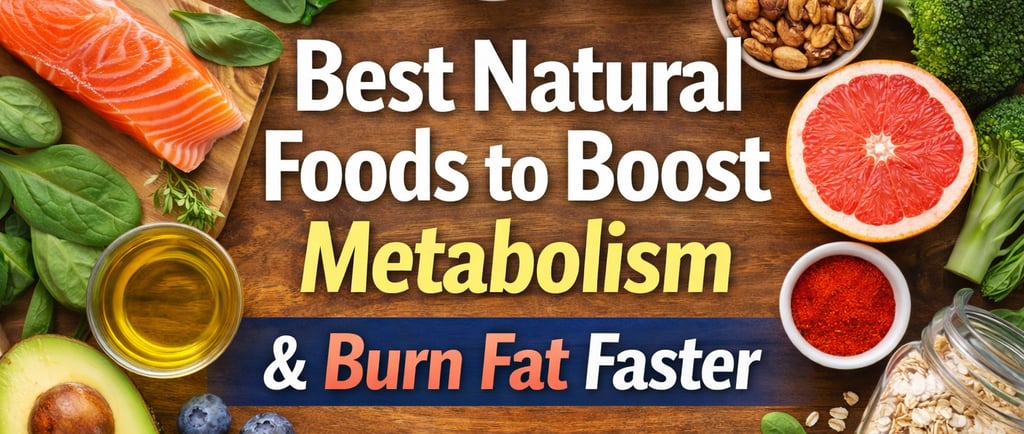 Best Natural Foods to Boost Metabolism and Burn Fat Faster