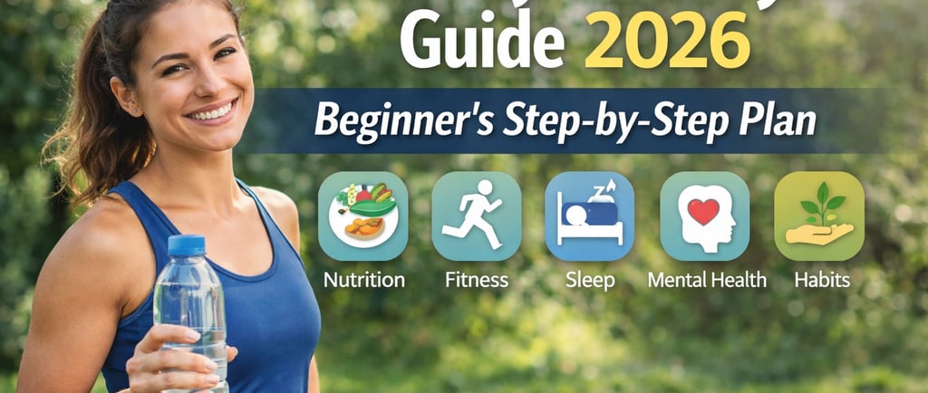 Healthy Lifestyle Guide 2026  Beginner’s Step-by-Step Plan