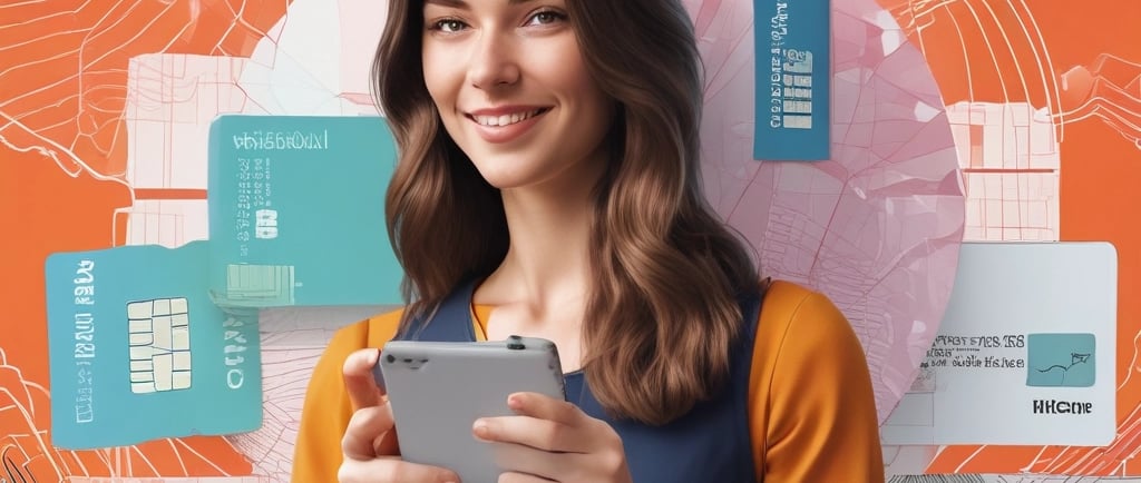 Person holding phone with coffee cup nearby