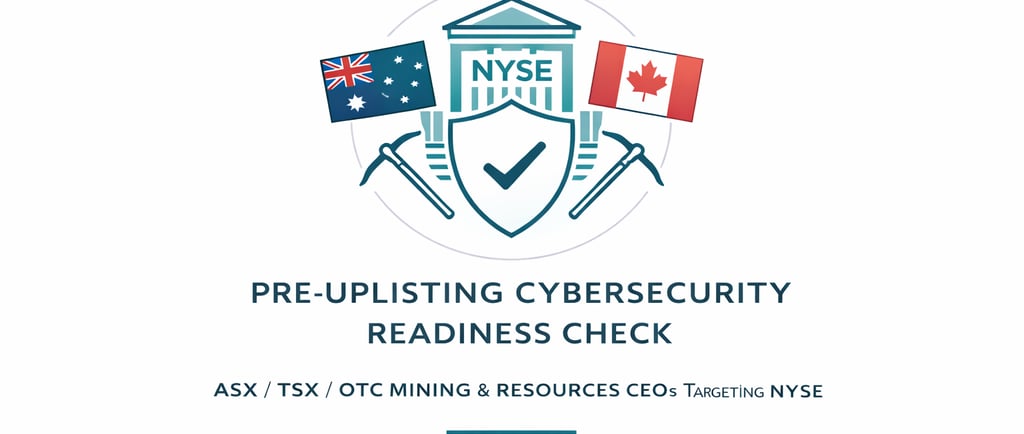 Pre-Uplisting Cybersecurity Readiness Check