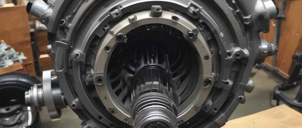 Couple standing back to back with arms crossed