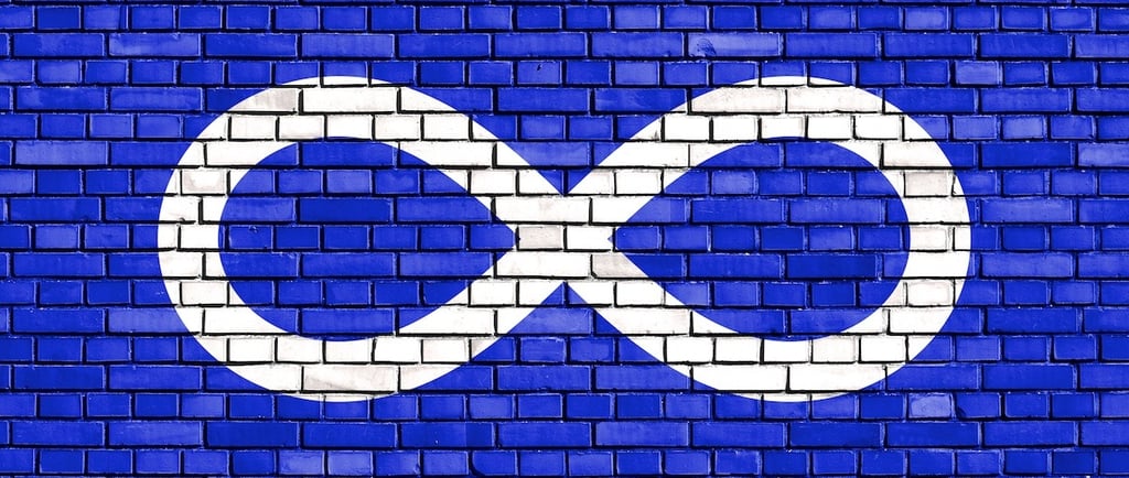 Métis infinity symbol representing Métis ancestry and heritage in Canada