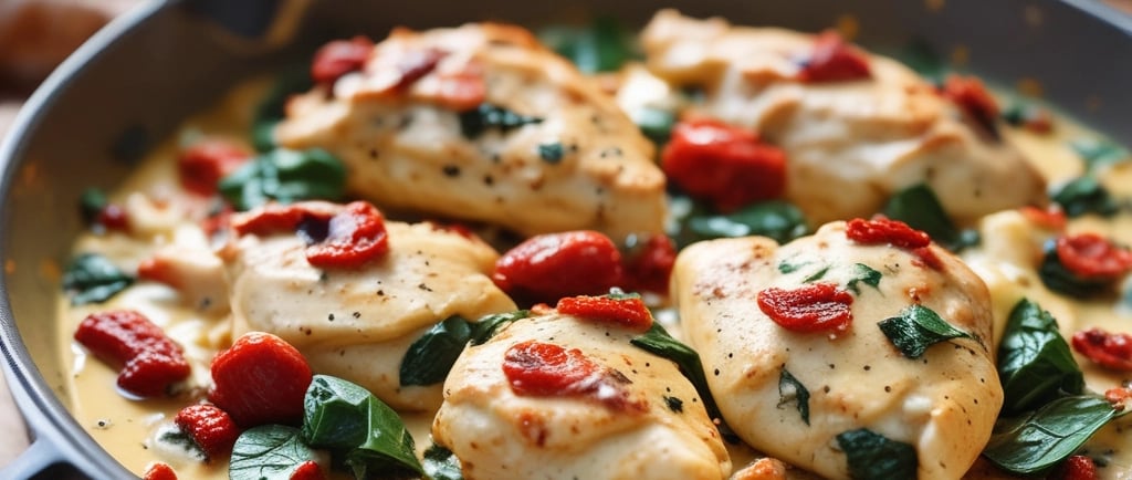 Creamy Tuscan Chicken: A Light Comfort Food Delight