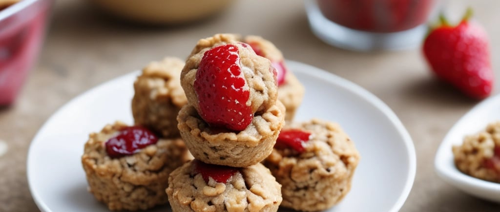 Freshly sliced strawberries on a baking sheet.