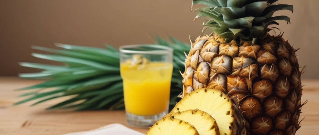 green fruit on white table