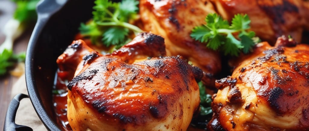 Crispy Paprika Garlic Chicken Thighs: Juicy Perfection in Every Bite