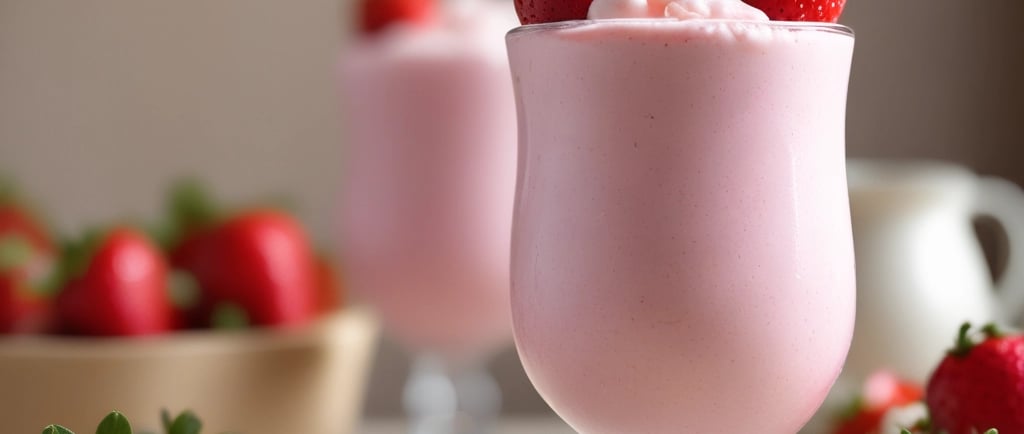 Deliciously Creamy Strawberry Milkshake Recipe