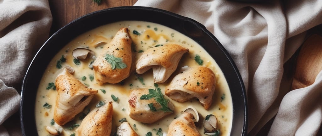 Savor the Comfort: Easy Chicken & Mushroom Skillet Recipe