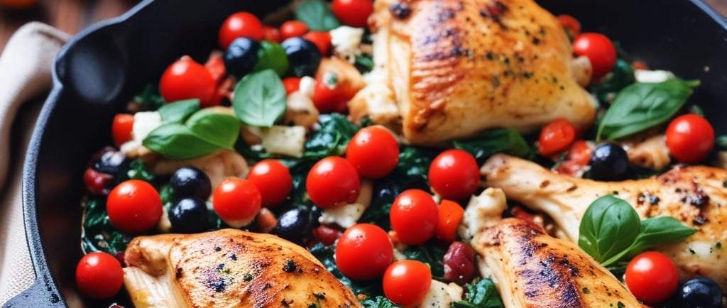 Delicious Mediterranean Chicken Skillet: A Heart-Healthy Recipe