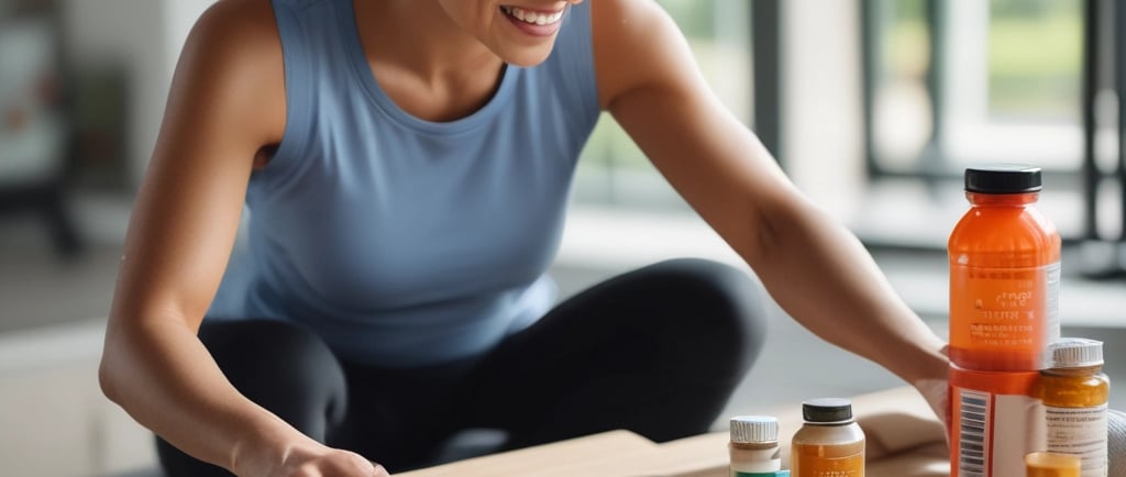 A happy dog playing with colorful pet toys at home.