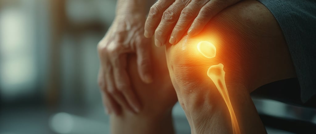 a person with a kneel injury in a kneel