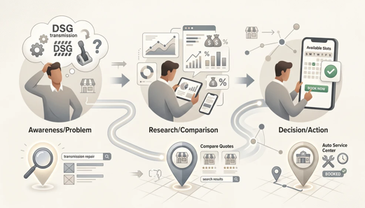 Local Automotive SEO: Service Costs, DSG Questions and Commercial Intent