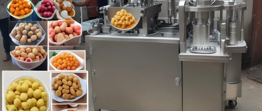 pani puri machine