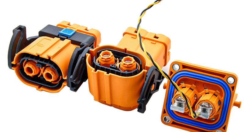 EV Car automotive high voltage connectors