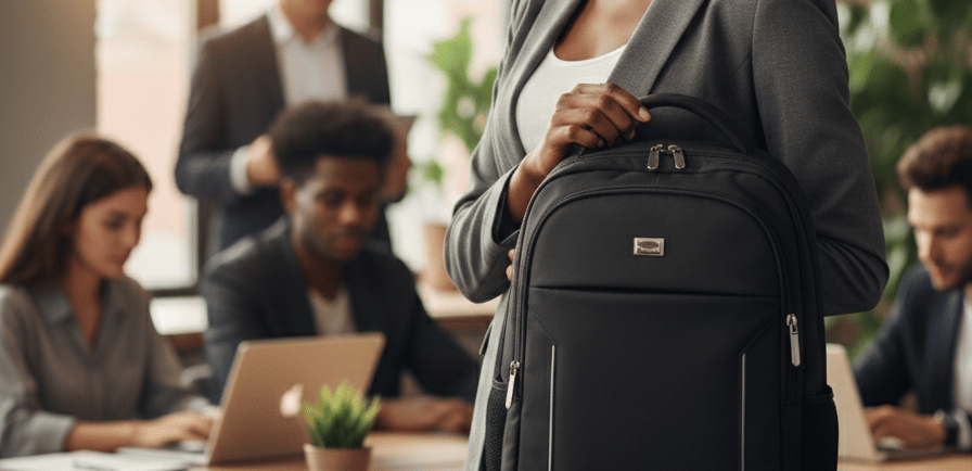 mujer profesional con un bolso Speed Bag