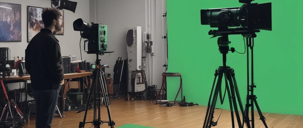 a man and a woman standing in a boxing ring