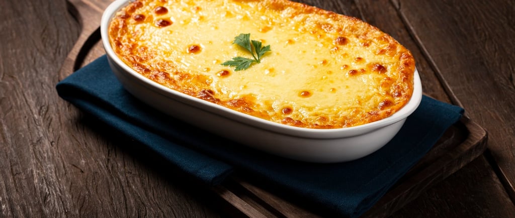 fricassê de carne cremoso gratinado