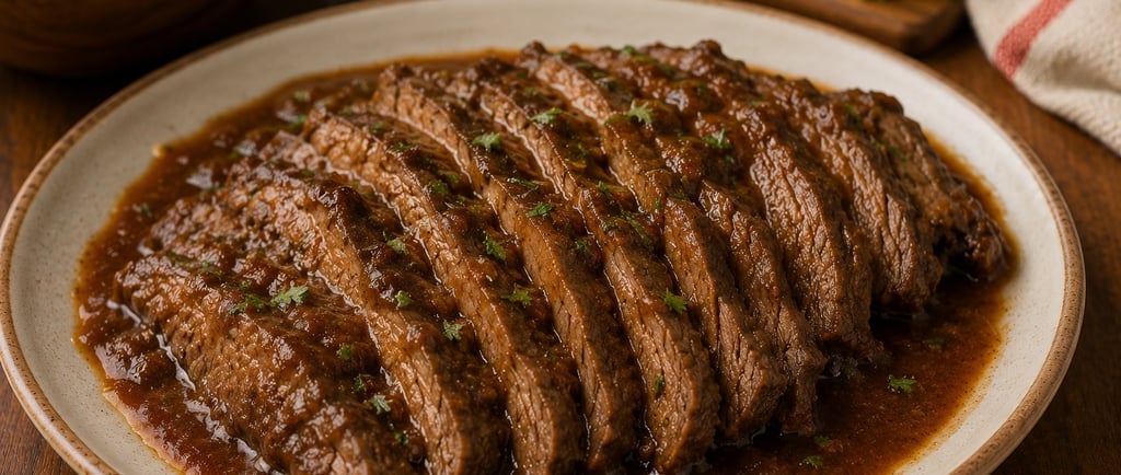 fraldinha macia feita na panela de pressão com molho caseiro