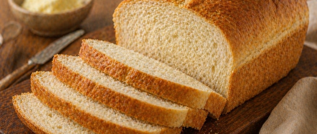 pão de forma caseiro macio com fatias fofinhas