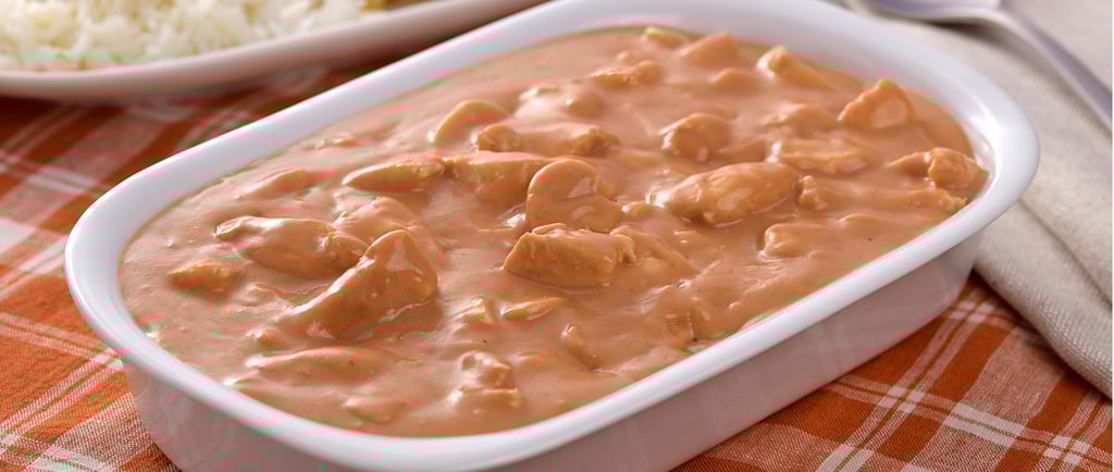 strogonoff de frango simples e barato cremoso caseiro