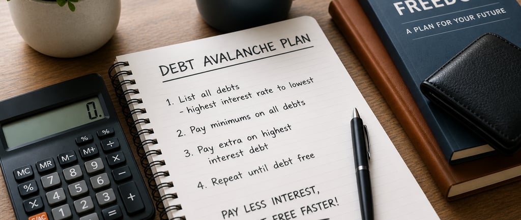 Debt Avalanche Method The Smartest Way to Pay Off Debt Faster_cleareveryday.com