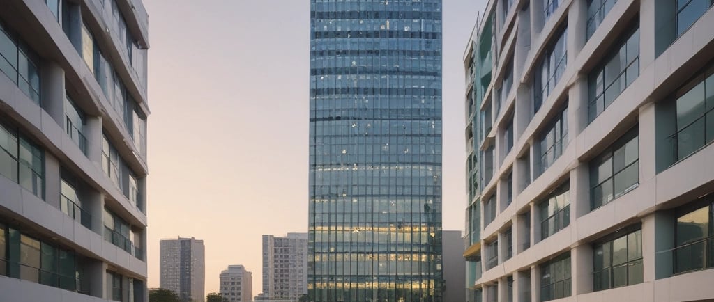 a street sign in front of a white building