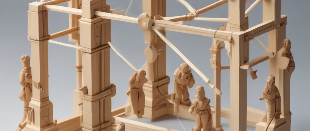 photo of white staircase